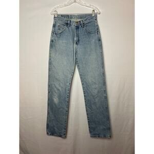 Classic Wrangler Jeans Mens 29x32 Blue 100% Cotton Straight Leg Heritage Denim